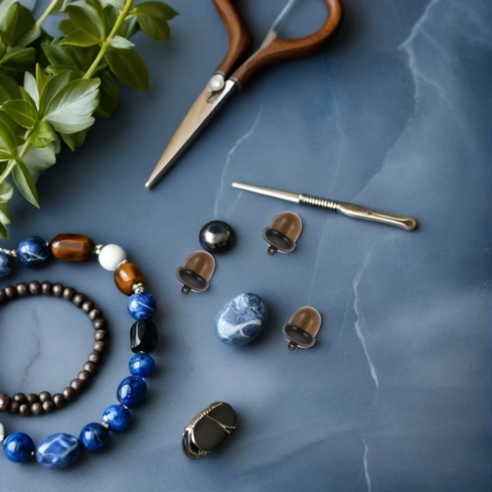 4Pcs Wood Acorn Box Pendant Charm Handmade Openable Acorn Locket with Lid for Necklace Keychain DIY Jewelry Making Fall view 6