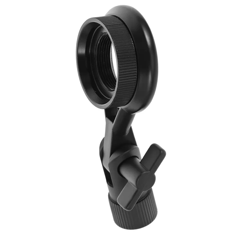 ABSQ-Microphone Shock Mount Bracket Mic Clip Metal Use Flexible Simple Angle Adjustment Suitable