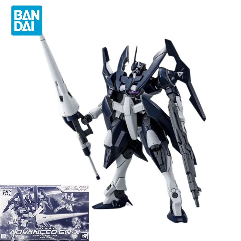 

Bandai Original GUNDAM Anime Model HG 1/144 GNX-604T ADVANCED GN-X Action Figure Assembly Model PB Limited Toys Gifts for Kids