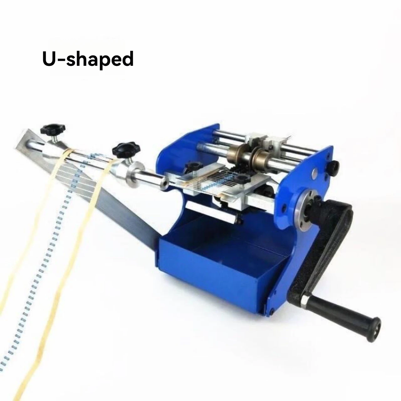 KOTUMY Hand Cranked U-Shaped F-Type Braided Resistor Shaping Machine Single-Sided Resistor Forming Line for Electronics Crafting