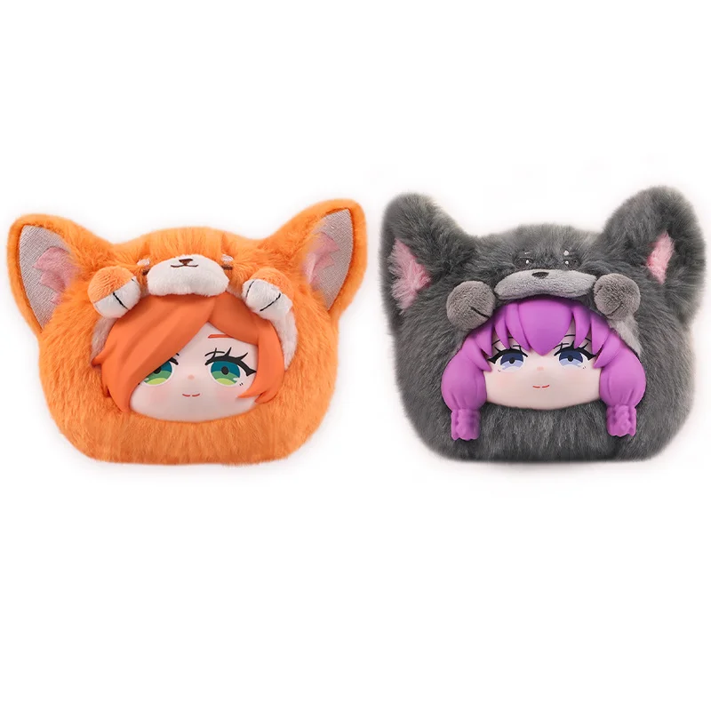 EAKI Genuine Surprise Blind Box - Frieren: Animal Party Series Boneca de pelúcia de vinil macio adorável chaveiro de anime presente colecionável