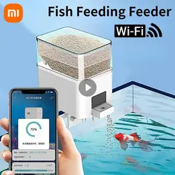 Xiaomi Large Capacity Fish Feeder Mobilephone APP Control WiFi Intelligent Timing Automatic Feeder Aquarium Goldfish Feeder