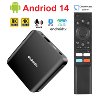 TV Box Android 14 8K TV98 ATV Plus Allwinner H313 Quad Core 5G Dual Wifi BT5.0 Support Smart Voice control Player 4K Set Top Box