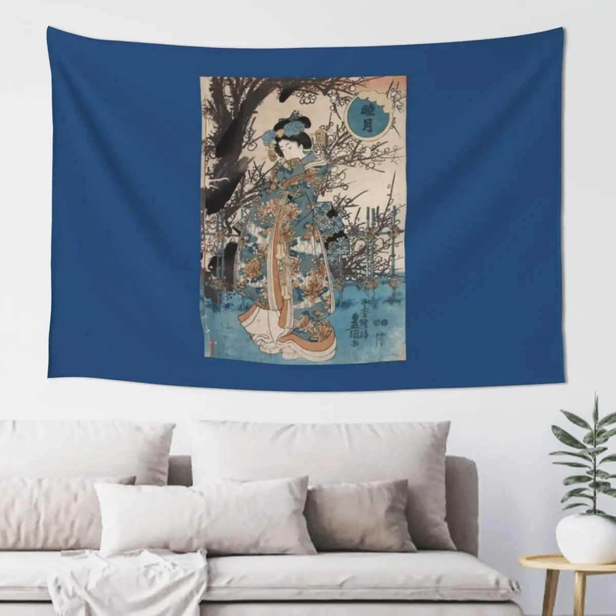 

Classic Vintage Ukiyo-e Japanese Art Geisha Portrait Tapestry Bedroom Organization And Decoration Aesthetic Room Decors Tapestry