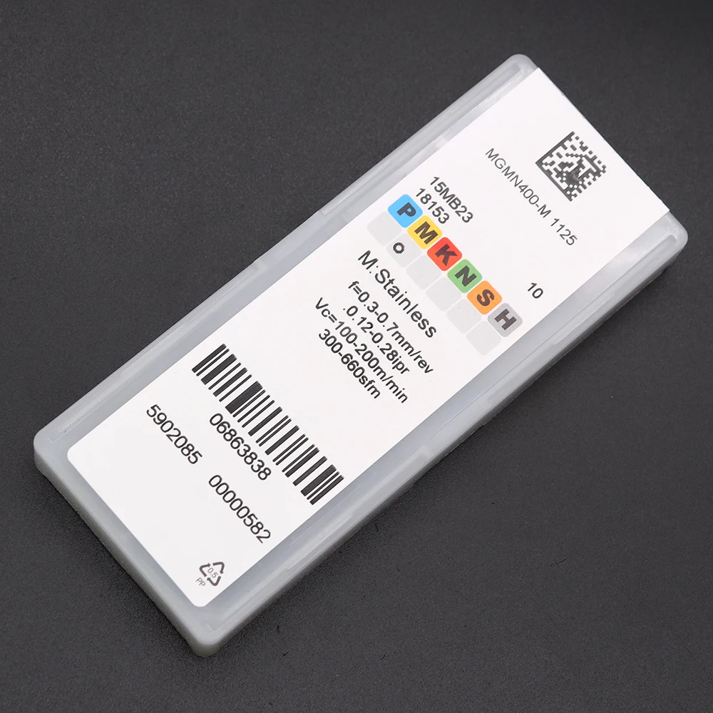 Imagem -06 - Entalhado Corte mm Carboneto Lâmina Torno Ferramentas de Corte Carboneto de Tungstênio Grooving Inserções de Separação e Sulco Mgmn400 m 1125
