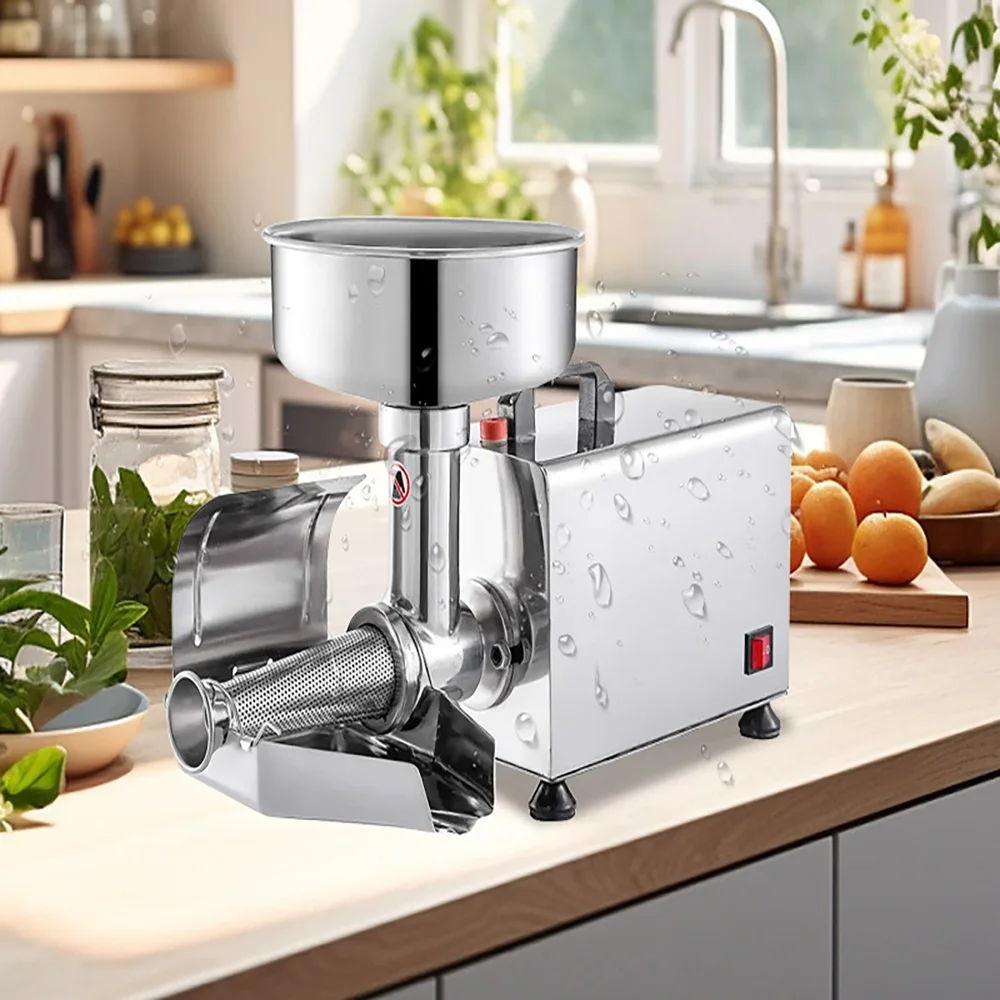 Electric Tomato Strainer Commercial Grade Sauce Milling Machine Stainless Steel Jam Maker