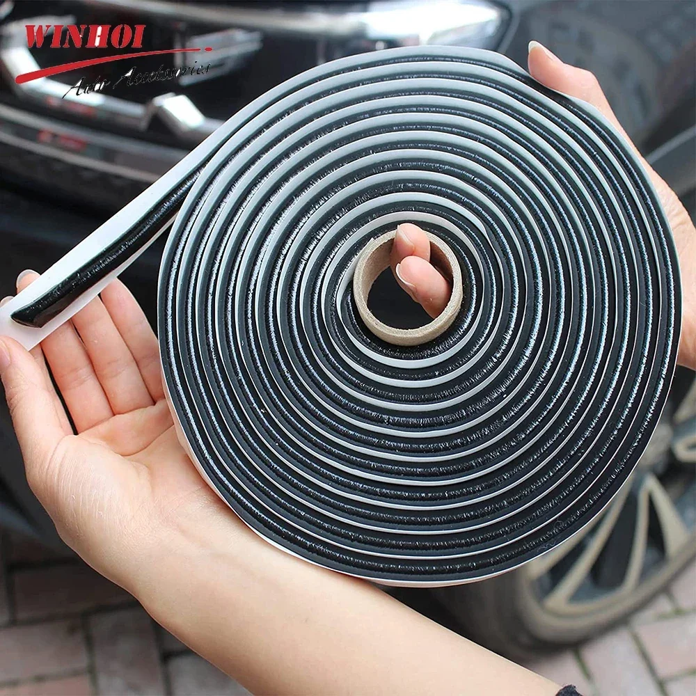 4m Butyl Sealant Tape Car Headlight Butyl  Rubber Seal Strip for Installing Car Part, Windows, Doors and Windshield Sealing