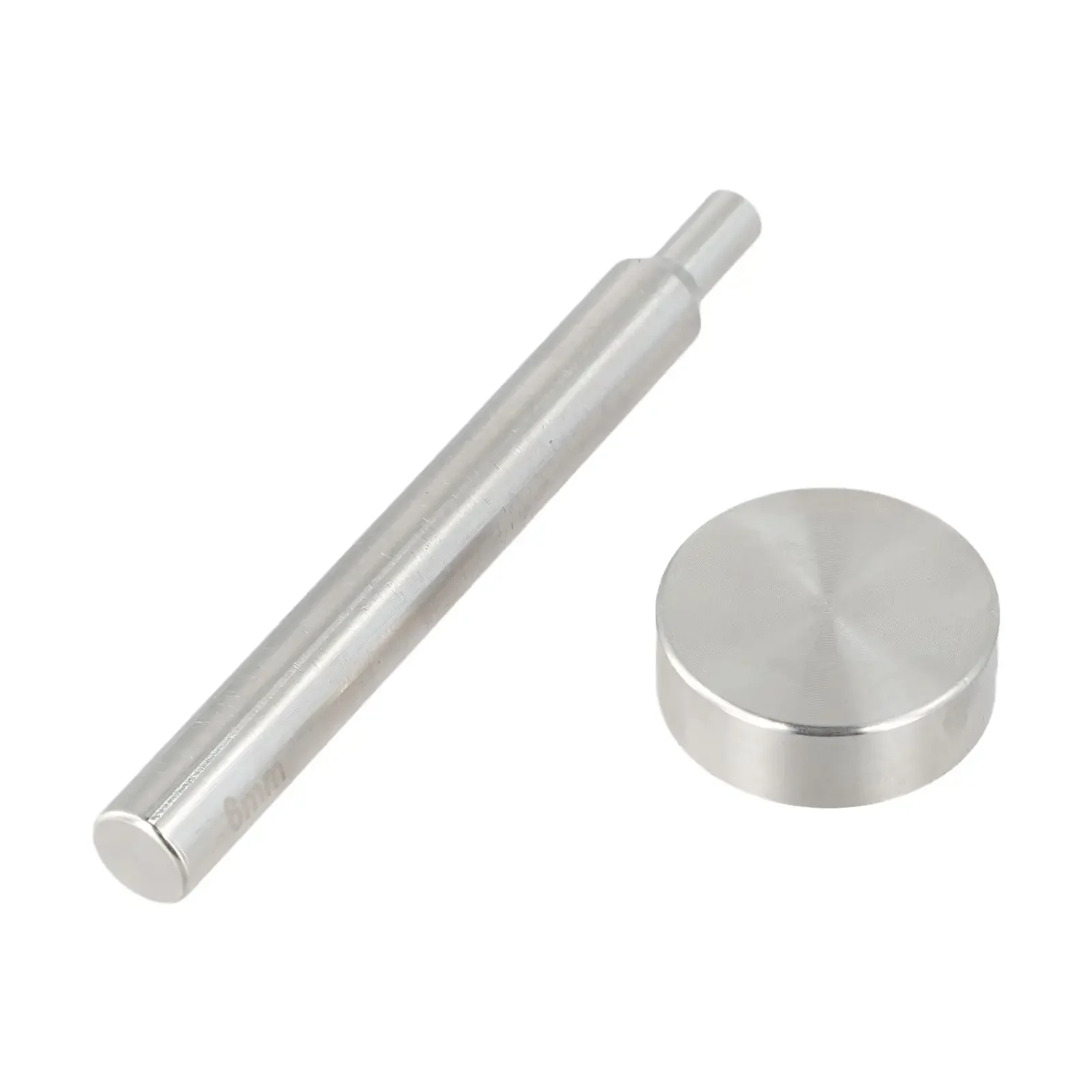 DIY Leather Projects Rivet Setting Tool Rivet Punch Kit 8mm Sliver Color Steel Material 8mm Size Different Apertures