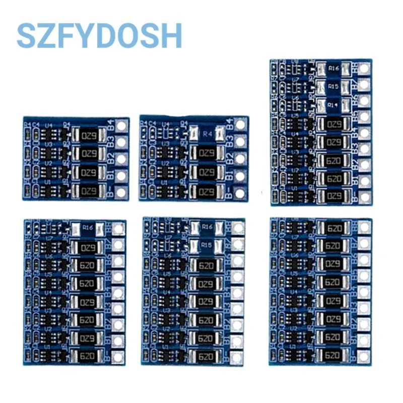 3S 4S 5S 6S 7S 8S 21V 4.2v akumulator litowo-jonowy płyta wyważająca 18650 akumulator litowo-jonowy balncing pełne ładowanie baterii funkcja płyta ochronna