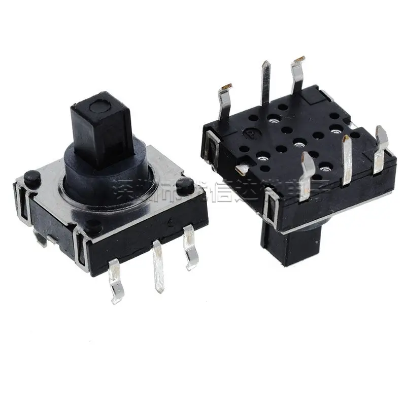 【5PCS】DIP 5 DIP6 Five way Switch Multi-direction Switch Touch Reset Key 10*10*10 MM Pin Multi direction