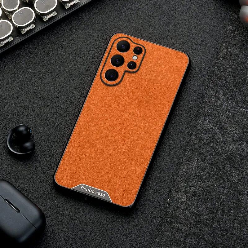 Luxuriöse Benbo Leder-Handyhülle für Samsung Galaxy A15 A16 A25 A34 A35 A36 A37 A52 A53 A54 A56 A57 Stoßfeste Rückseite Fundas – Detail 2