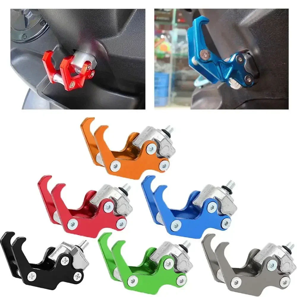 Motorcycle Handlebar Storage Hook Scooter Luggage Bag Hanger Helmet Claw Hook Storage Bag Holder Aluminum Alloy Easy to Install