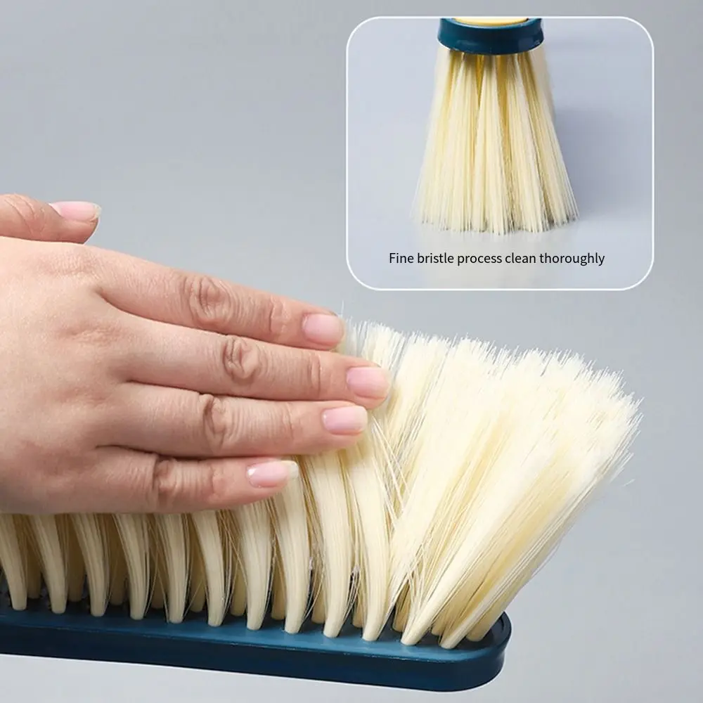 Soft Bed Sweeping Brush Comfort Save Time Long Handle Hand Broom Brush Easy Clean Hanging Hole Furniture Cleaner Car