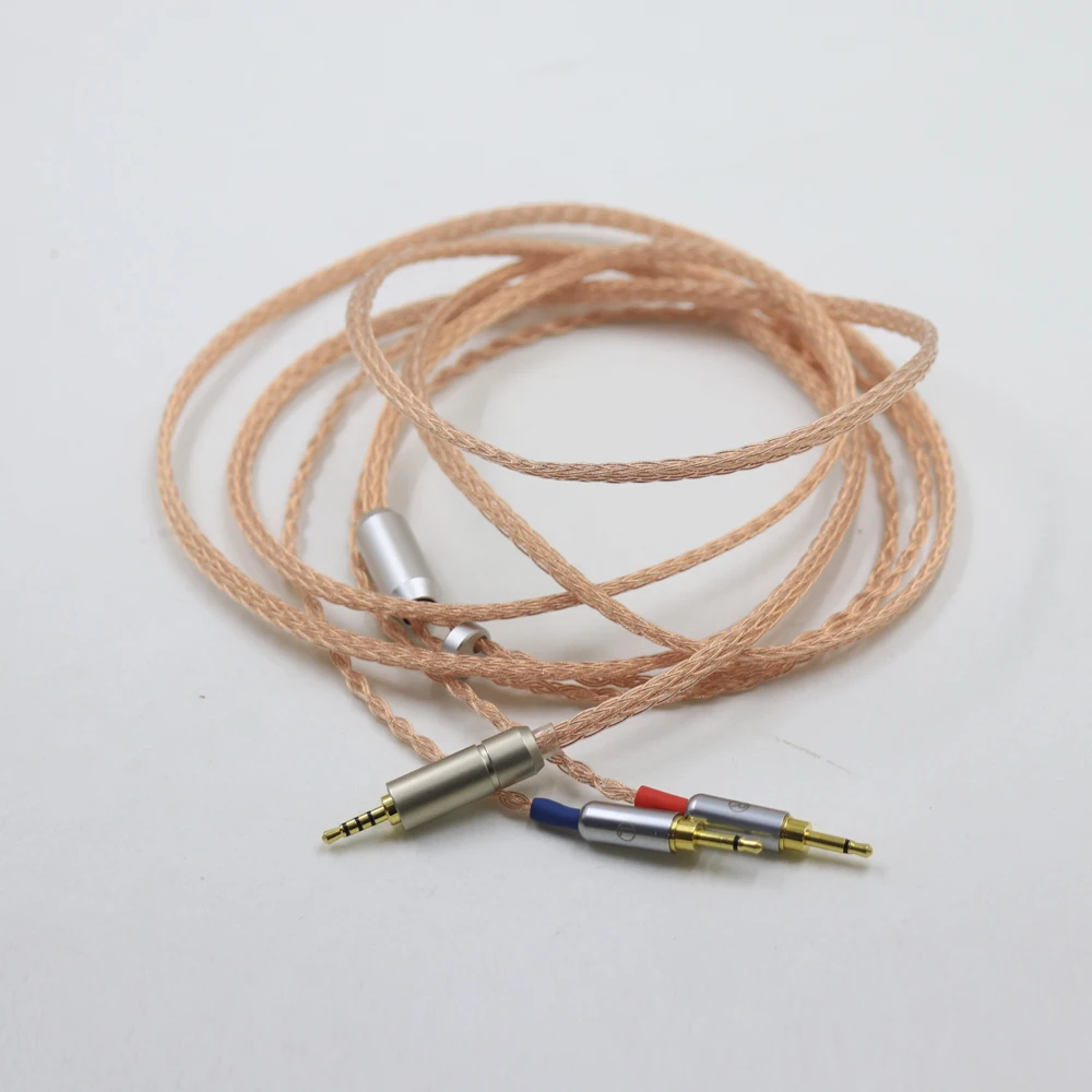 16 Core เดี่ยวคริสตัลทองแดงสายหูฟังสําหรับ Sonus Faber PRYMA Sivga Oriole SV021 1 เพิ่มเติม H1707 Monolith M1060C