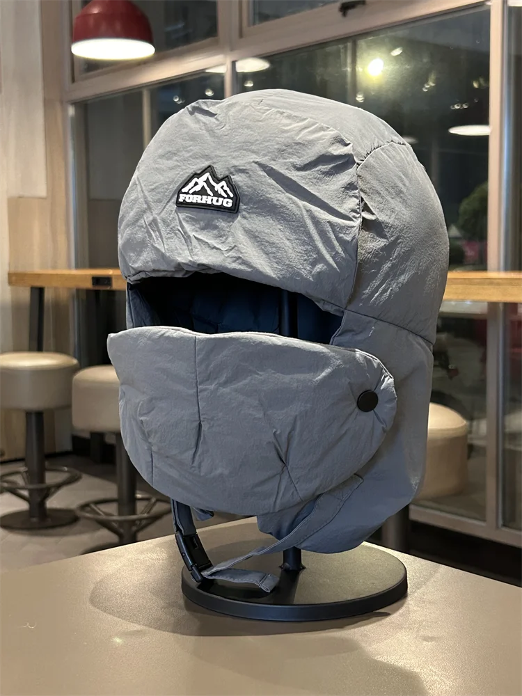 Warm Lei Feng Hat for Men and Women, Outdoor Windproof Face Mask, Ear Protection Hat, Ski Pilot Hat