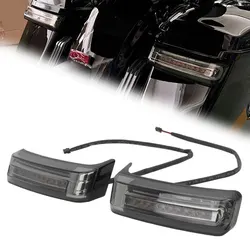 Motorcycle LED Saddlebag Tail Light Rear Turn Signals For Harley Touring Street Glide Road King FLHR Limited CVO 1997-2022