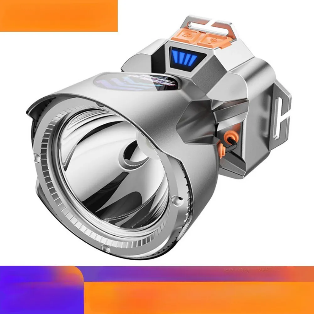 

Rechargeable LED Mining Lamp Bright Long Battery Life Waterproof for Outdoor Emergency Fishing Camping Hiking and
