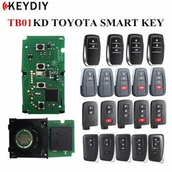 KEYDIY TB01 KD inteligentny klucz uniwersalny pilot z transponderem 8A i pokrowiec na toyotę Corolla RAV4 Camry/Lexus FCCID:0020