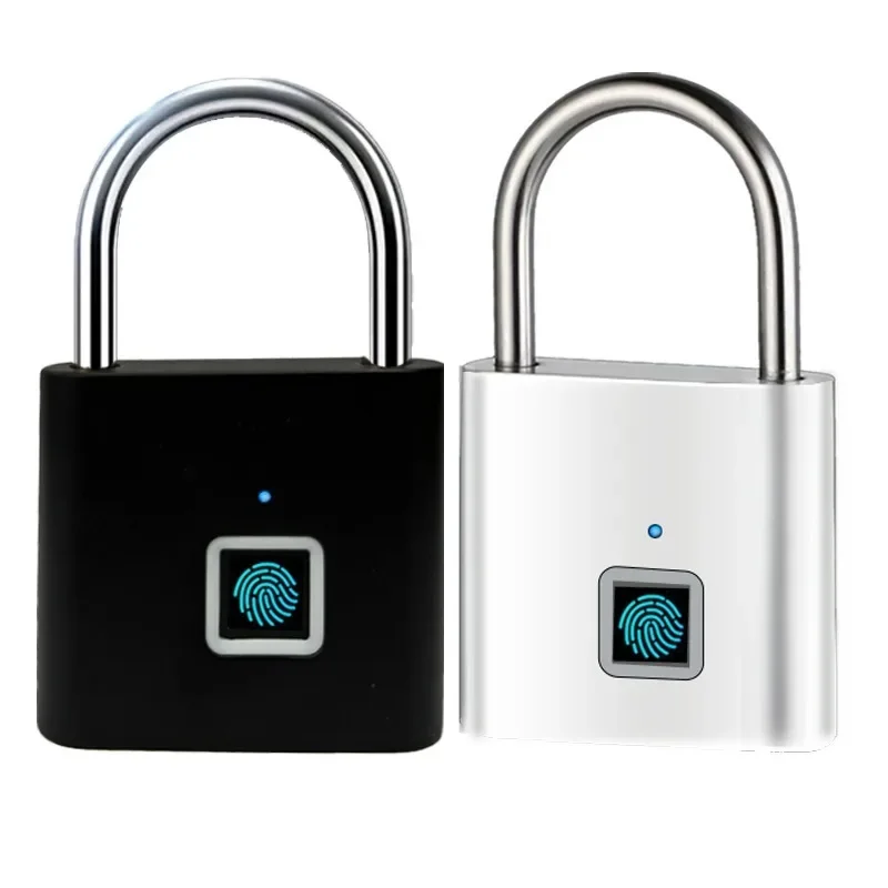 Intelligent fingerprint padlock, outdoor waterproof and rust proof padlock, intelligent electronic padlock head