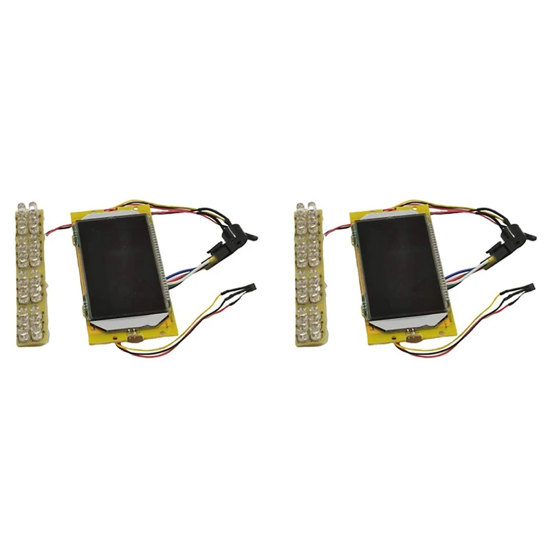 

2X 36V Electric Scooter Display LCD Screen 8 Inches Electric Scooter Replacement Accessories Suitable For Kugoo S1 S2 S3