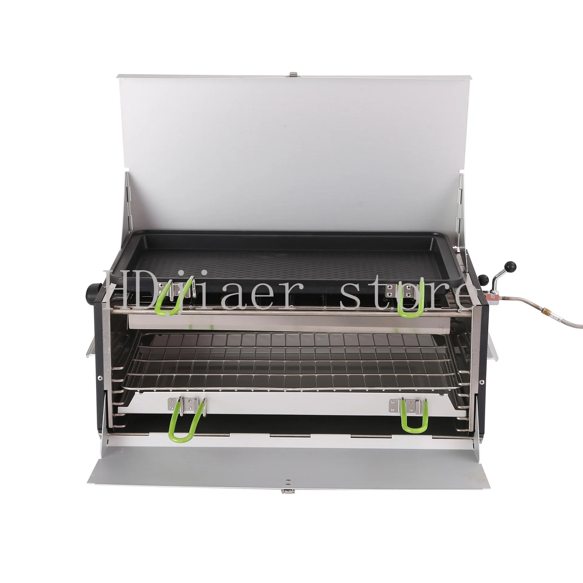 

Gas Smokeless Grill Oven – Portable Tabletop Multi-Function Barbecue Stove for Outdoor & Indoor Use