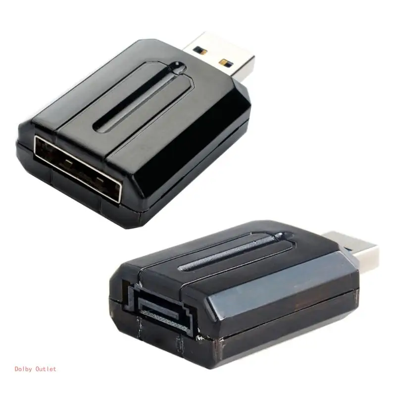 Adaptador USB a USB3.0 a eSATA para conexión y conectores computadora