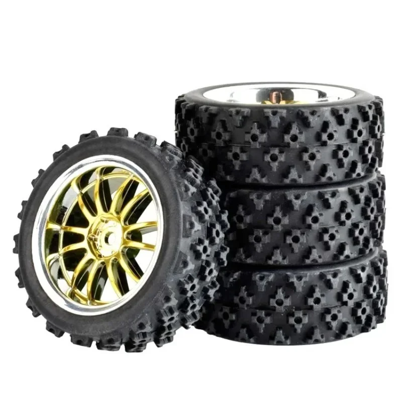 RC Model car 1/10 flat running road racing tire TT01 strong grip and wear-resistant 70MM nylon hub