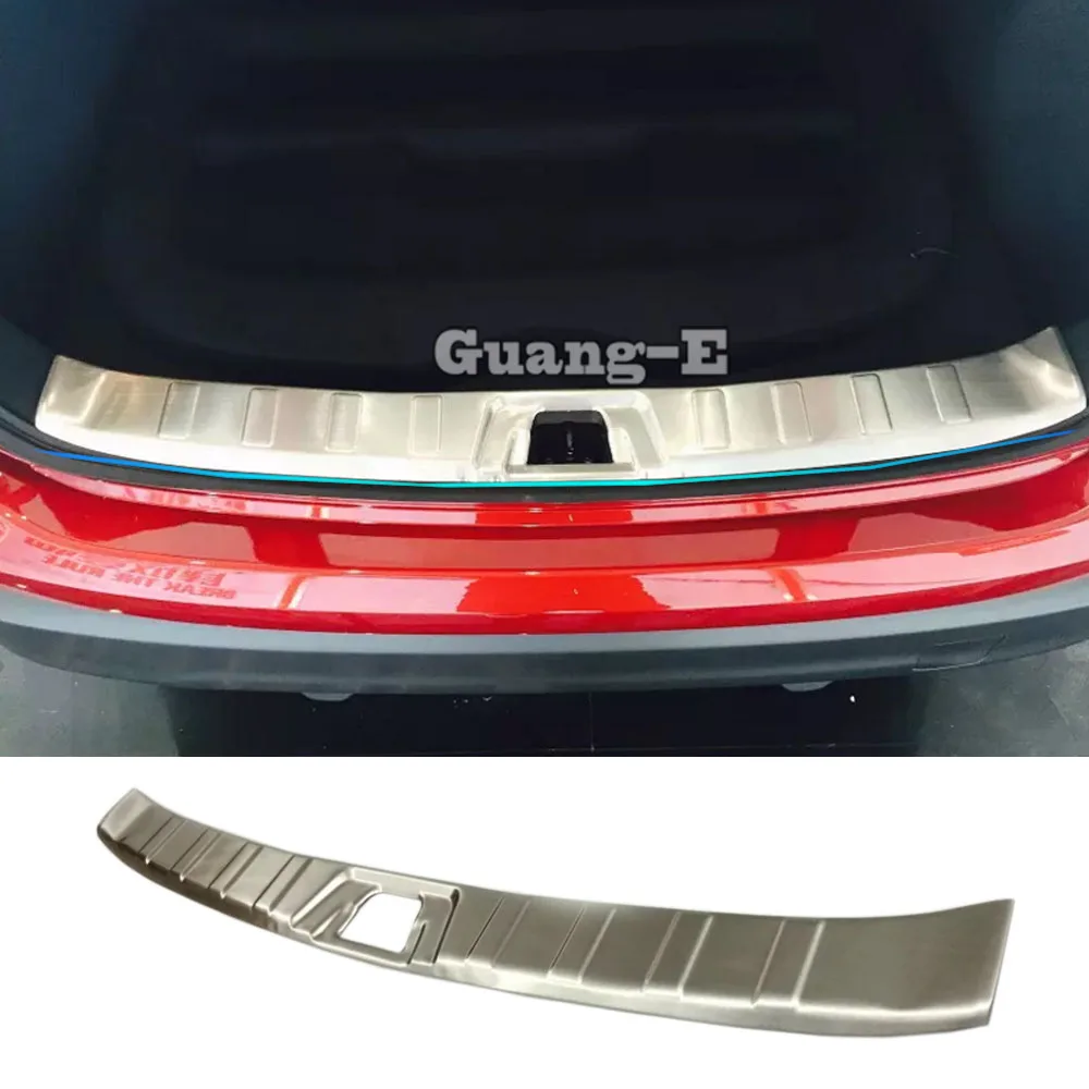 

For Nissan Qashqai 2016 2017 2018 2019 Stainless Steel back Rear Pedal Door Scuff Plate Frame Internal inside Threshold 1pcs