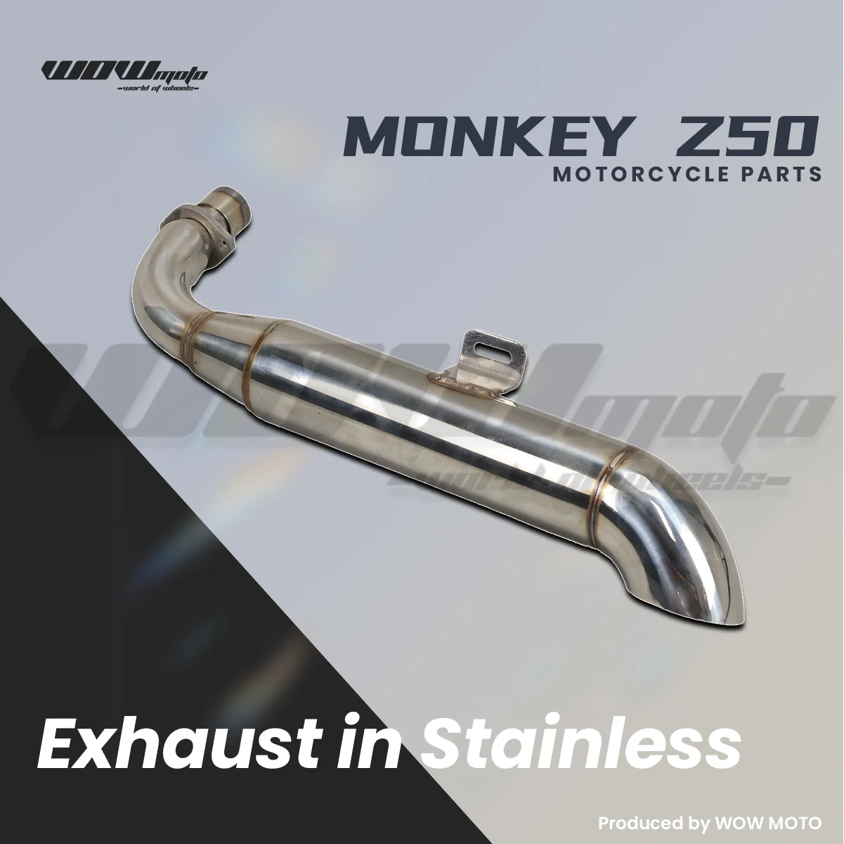 

Mini Moto Exhaust System For Monkey Z50 | Stainless Steel Under Seat Performance Exhaust | Custom Motorcycle Exhaust Parts
