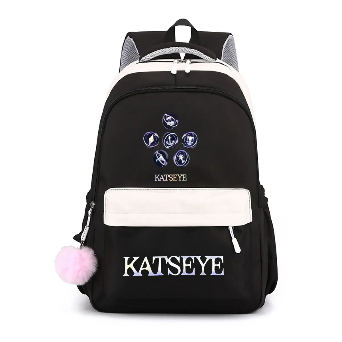

Katseye Print Large Capacity School Bag Student Laptop Bag Unisex Outdoor Travel Daypack Fashion Teenagers Girls Backpacks