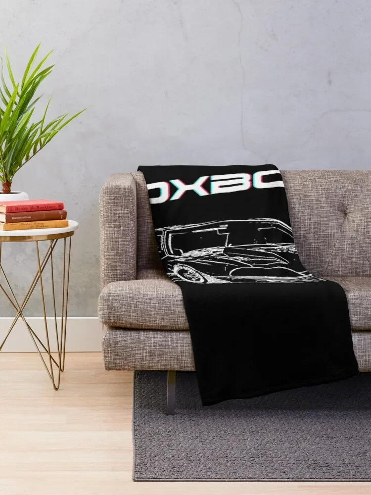 Third Gen Mustang Foxbody Fox Body Custom Line Art Throw Blanket Camping Luxury Designer Decorative Sofas Blankets