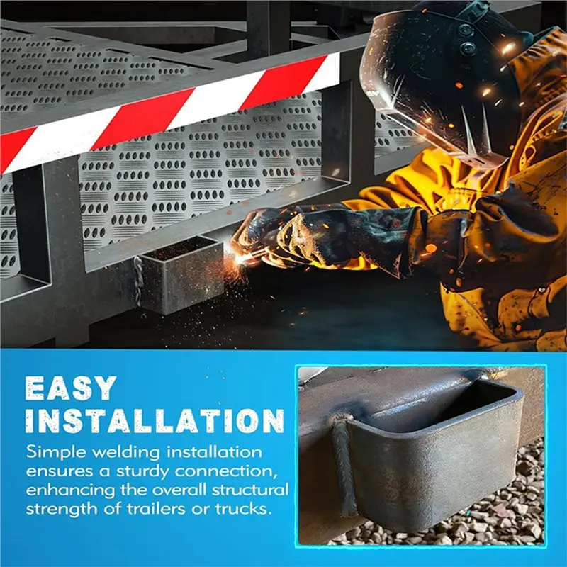 For Trailer& Truck For Heavy Duty Steel Weld On Stake Pockets Fit Standard 2X4 Stakes