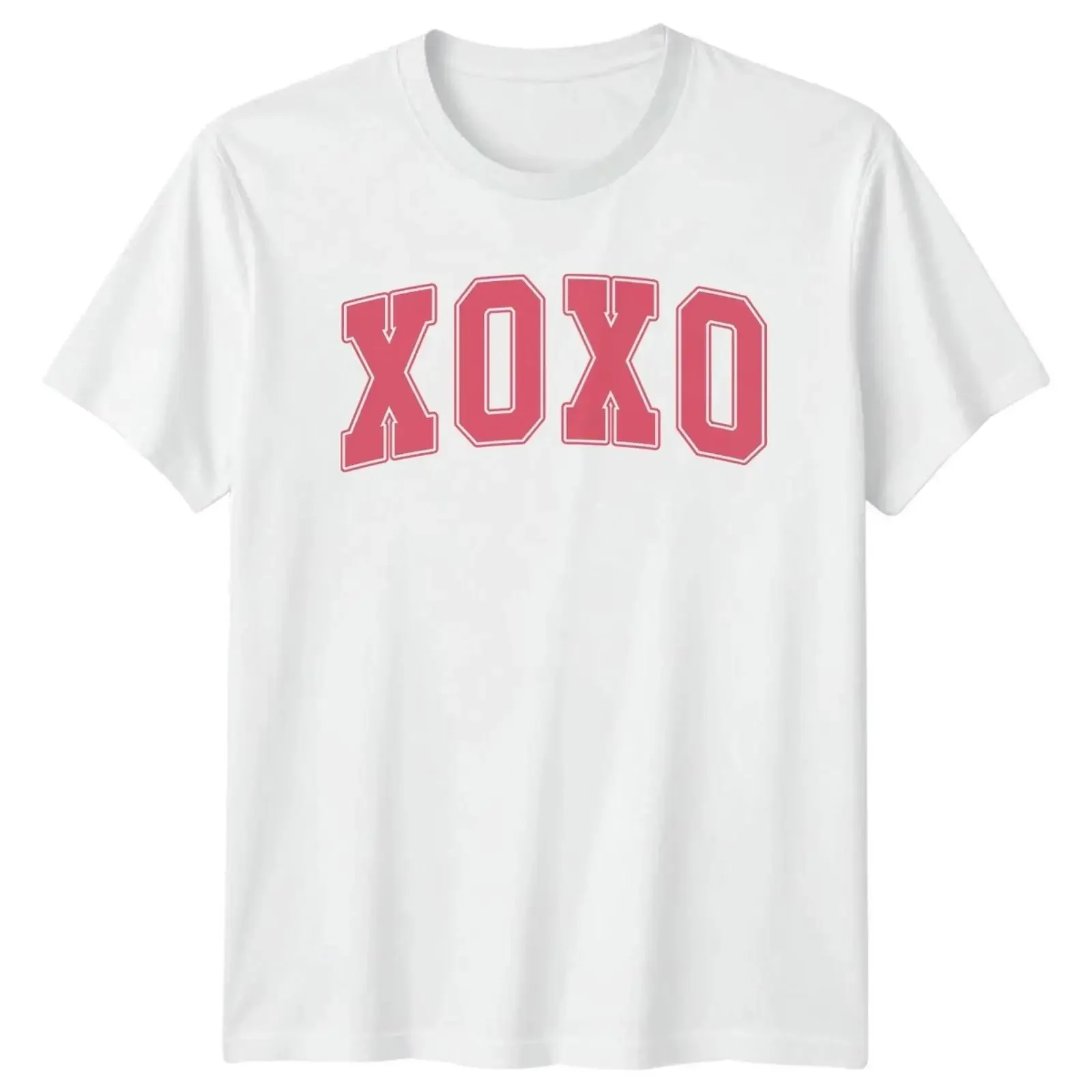 Xoxo Valentinstag Feiertage Anlässe Herren Damen Grafik T Shirt Liebe vintage Washed Comfortable Unisex fashion Stylish