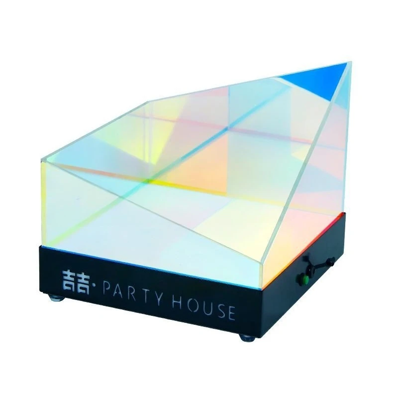 LED luminous wine seat colorful wine seat acrylic ice bucket dual-purpose luminous champagne bucket xo wine rack