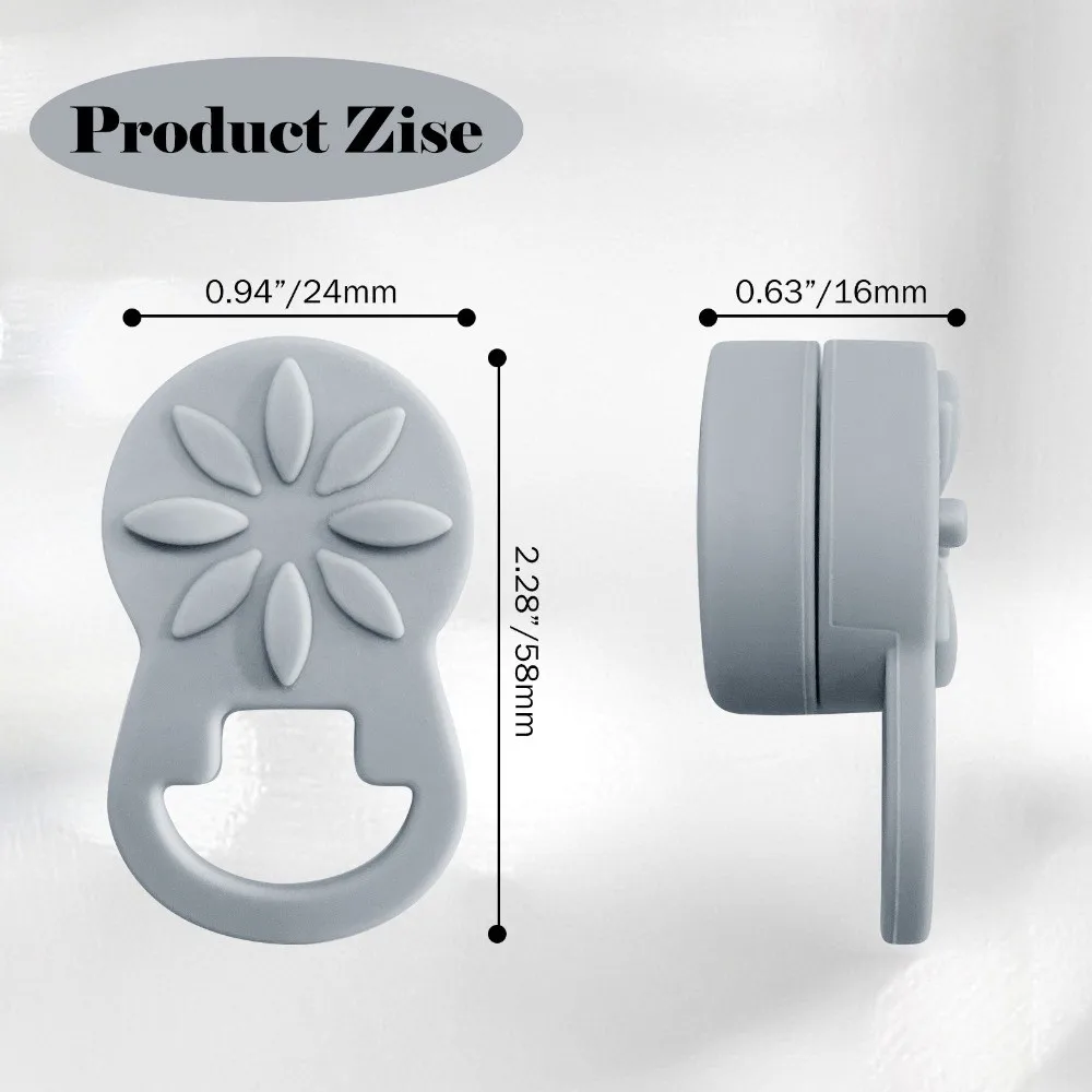 سيليكون المغناطيسي حامل النظارات نظارات تخزين الملابس كليب مشبك النظارات شماعات إبقاء النظارات آمنة نظارات سماعة كليب #6