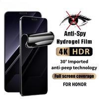 1-2Piece Full Curved Anti Spy Hydrogel Film for Honor Magic7 6 RSR Porsche Design Screen Protector for Magic7 6 5 4 Pro Ultimate