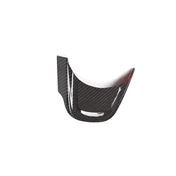 Real Carbon Fiber Steering Wheel Trim Cover For Toyota Supra A90 2019-2022
