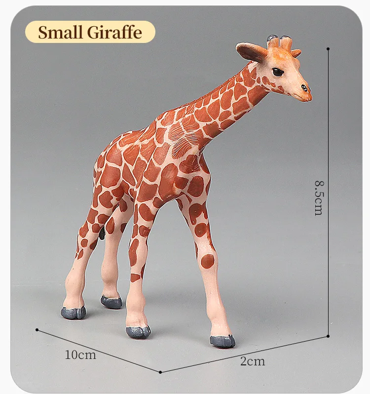 African Wildlife World Giraffe Set – Lernspielzeug mit Tiermodellen, Actionfiguren für Kinder, Simulations-Lernspielzeug – Detail 8