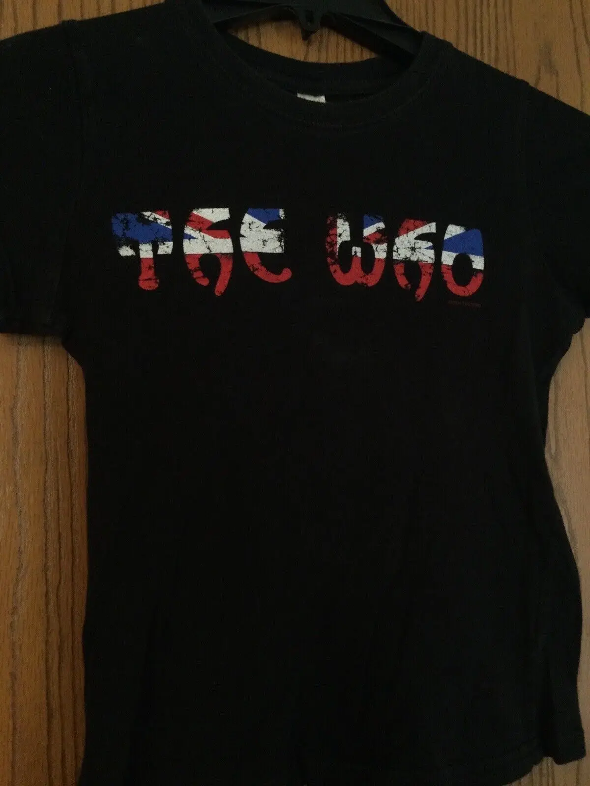 The Who 2004 Black T Shirt Ladies S Anvil 18 5 Äù X 15 Runs Small