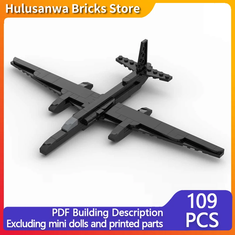 

U-2 Dragon Lady Reconnaissance Jets Модель MOC Строительные кирпичи Военное оборудование Модульные технологии Подарки Сборка Детские игрушки Костюм