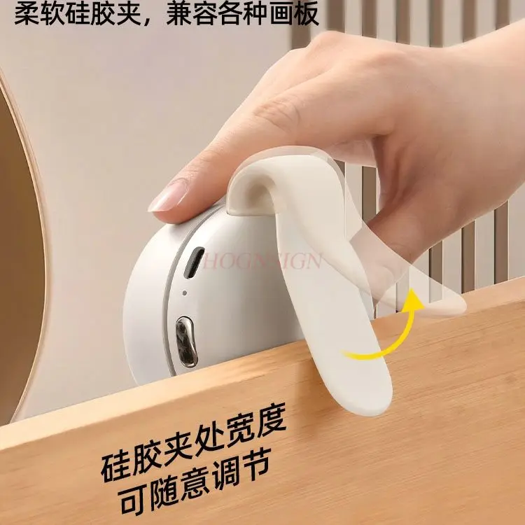 1 個小型サイレントエアドライヤーポータブルクリップアートボード充電式ファン油絵速乾性ワイヤレス吹き付け絵画