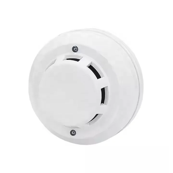 Conventional Fire Alarm DC 12-24V Infrared Photoelectric Smoke Detector Wired Fire Security Alarm System