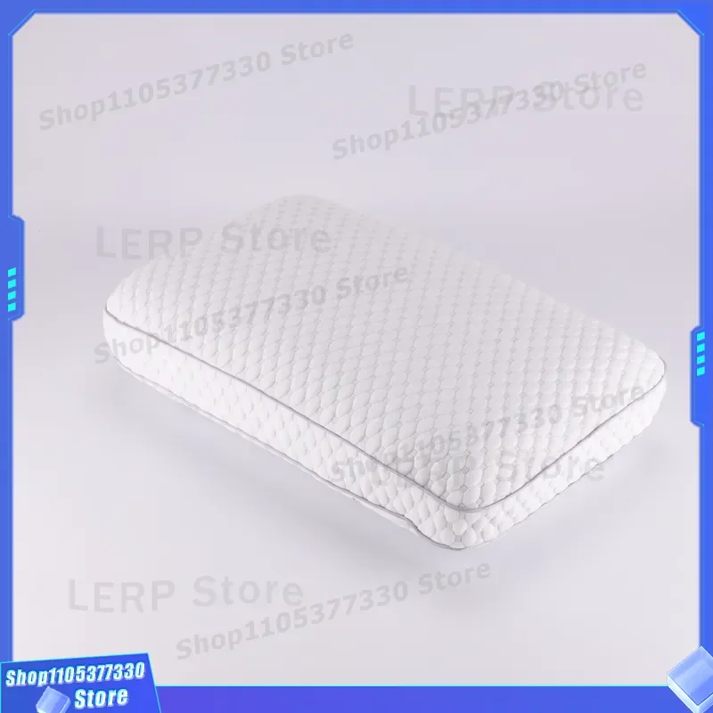 Customizable Modern Ergonomic Memory Foam Pillow with Knitted Cover Orthopedic Cooling Antibacterial Waterproof Design for