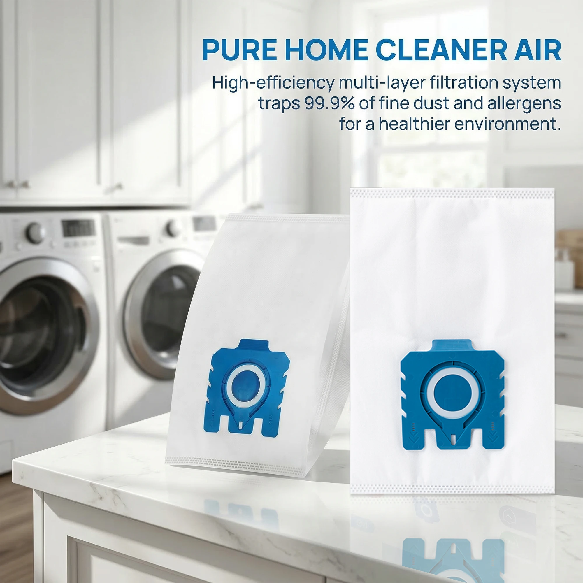 Dust Bags GN Replacement Compatible with Miele Hoover GN Vacuum Cleaner Bags Fits for Classic C1 Complete C2 Complete C3, S2...