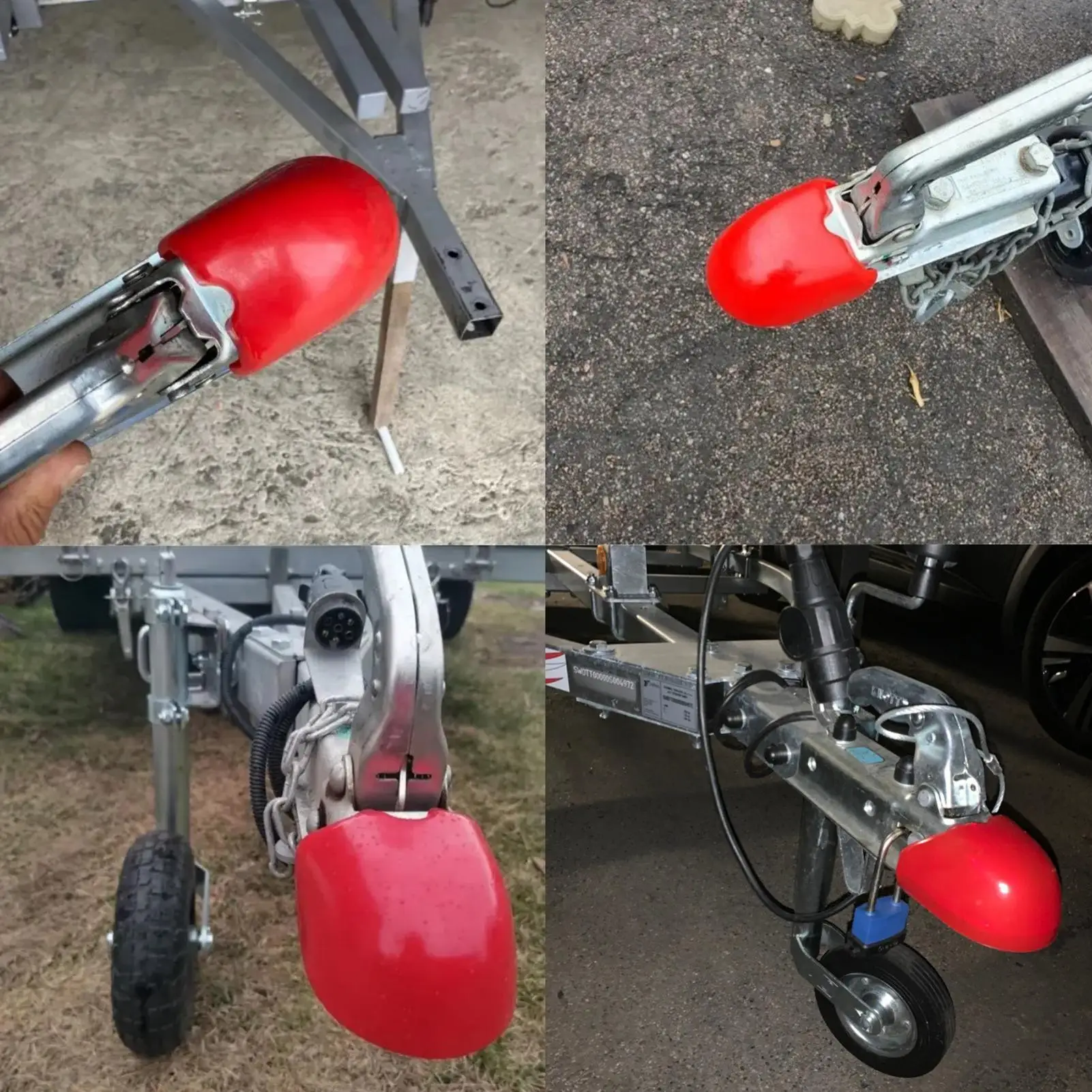 Tow Hitch Covers Waterproof Heavy Duty Protector RV Trailer Hitches Ball Covers For Caravan Vehicle Automotive SUV RV Parking view 5