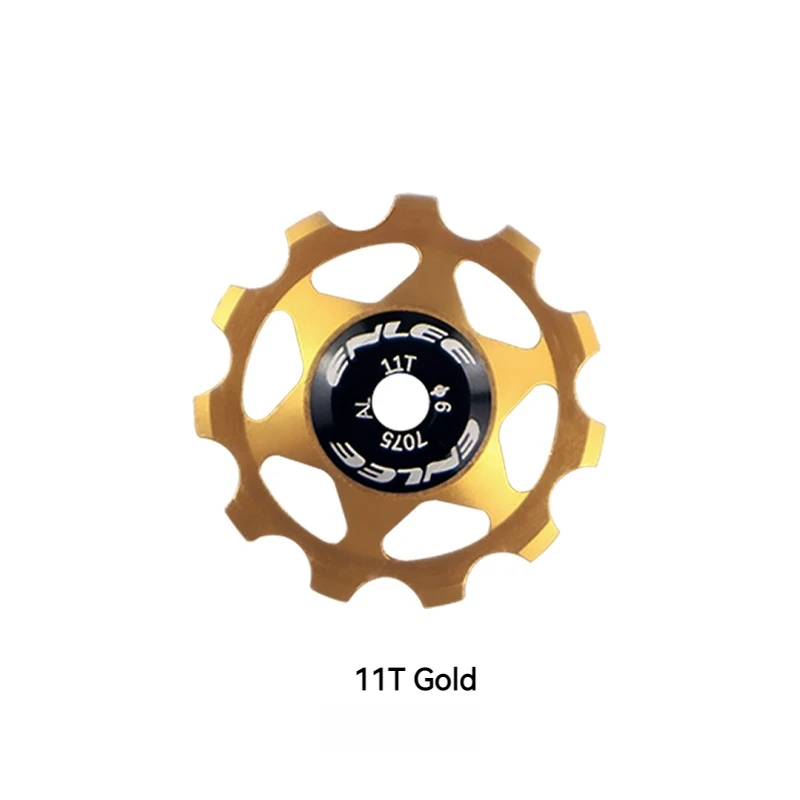 ENLEE Fahrrad Aluminium Legierung Guide Rad Pulley Schaltwerk 11T 13T Guide MTB Keramik Lager Jockey Rad Für 4/5/6MM