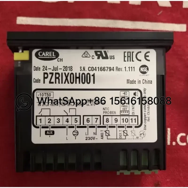 Cabinet Air Conditioner Thermostat Replacement Part Compatible with PZRIX0H001 PZRIXOH001 Industrial Enclosure Cooling