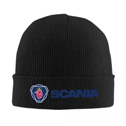 Zweden Saabs Scanias Accessoires Warm Gebreide Muts Voor Dames Heren Skullies Gebreide Caps Muts