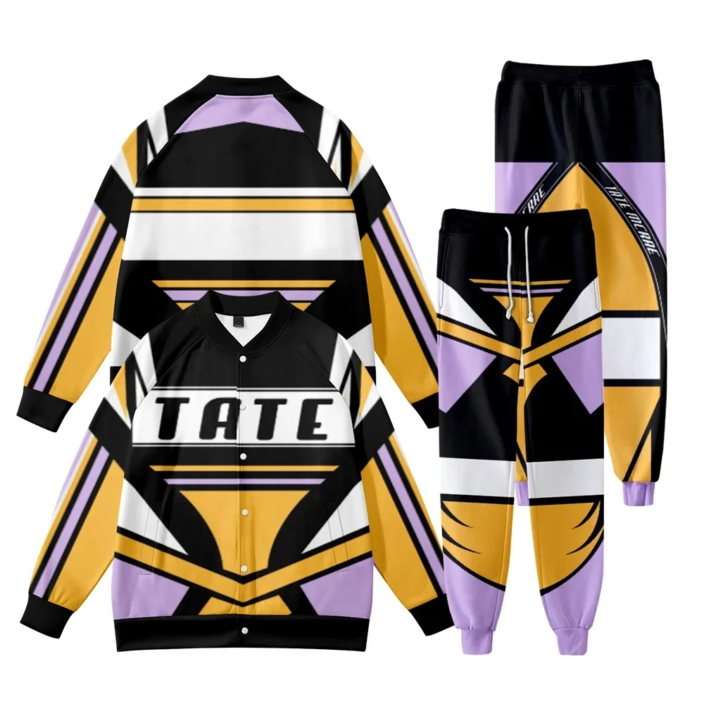 Tate McRae Miss Possessive Tour Merch Baseball Jacket Jogger Pants Vintage 90s Hoodie Fashion Sports Pullover Fashion Sweatshirt