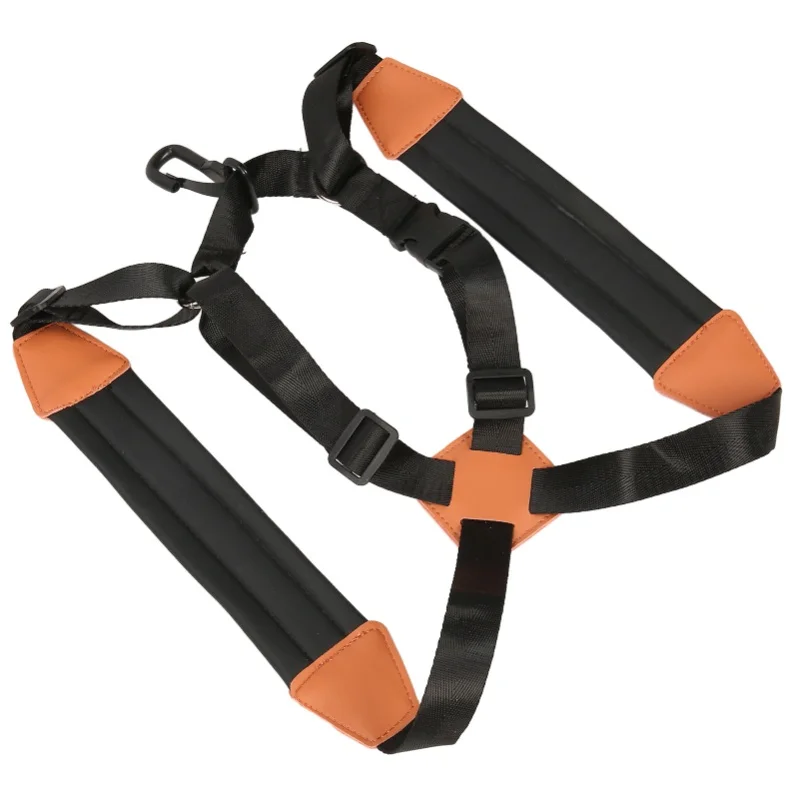 Saxophone Harness Strap Thicken Relieve Neck Pressure Adjustable Sax Shoulder Strap Neck Strap For Baritone Tenor Alto Saxophone
